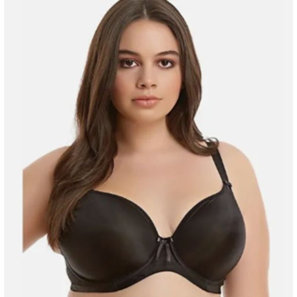 Elomi Women's Black Convertible Underwire Bra Lightly Lined Size 34GG